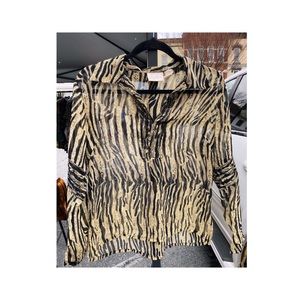 Animal print blouse